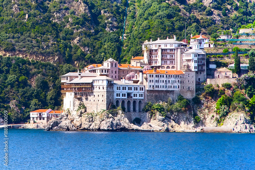 Obraz na płótnie monastery at Mount Athos, Halkidiki , Greece