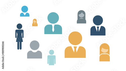 A diverse group of people icons in various colors on a white background, promoting awareness and unity on International Day of Elimination of Racial Discrimination.