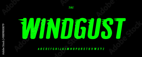 Racing Game Font Logo Alphabet Vector High Round Dynamic Letters Set Typography, Bold Sport Typographic Design for Tall Title Text Poster Headline,Type Logotype, Action Speed Fonts. Vector Typeface