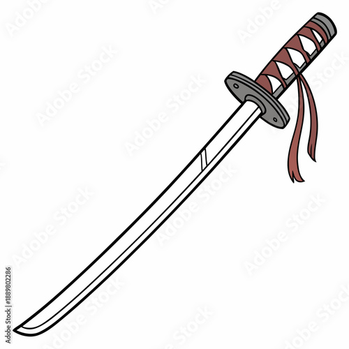 Katana Clean Flat Weapon 1