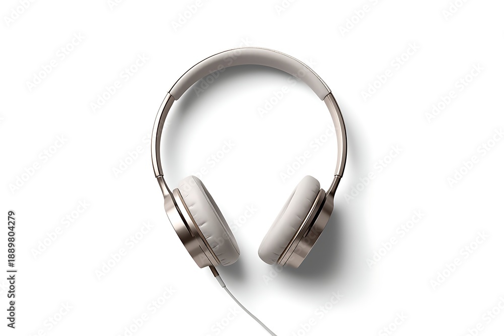 Fototapeta premium Generative AI High-Quality Wireless Over-Ear Headphones with Modern Design