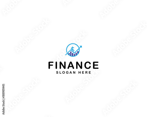 Modern Line Finance Logo Design