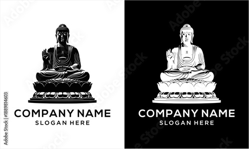 Serene Buddha statue in meditative pose, embodying peace and spiritual tranquility.