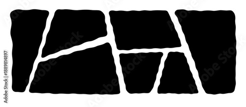 Freeform rectangle shapes with natural wavy outlines. Works well for content framing and highlights.