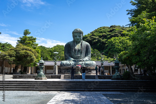 Great Buddha Daibutsu statue at Kotoku-in temple in Kamakura, Japan