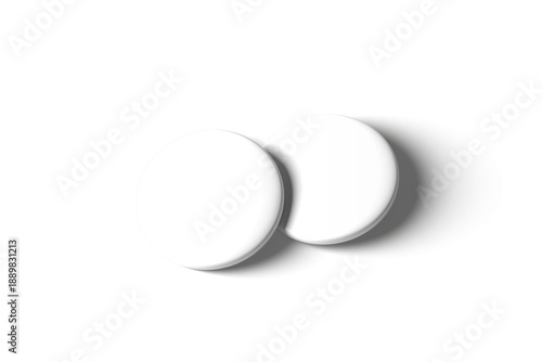 Pin Badge Blank Mockup