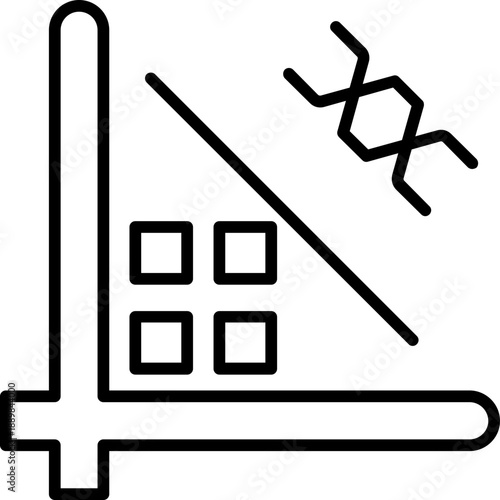 Quantitative PCR chart schematic