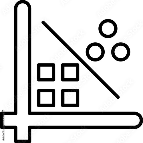 Cluster analysis chart schematic