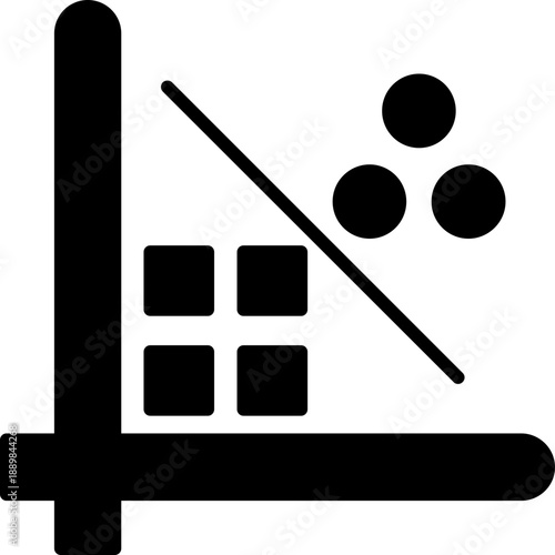 Cluster analysis chart schematic