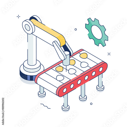 A detailed isometric illustration of egg brooding in poultry farming.