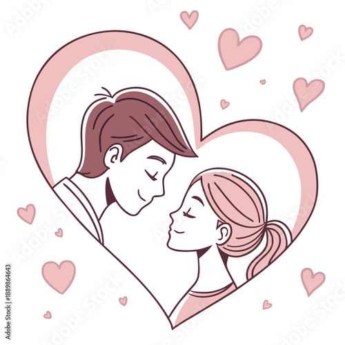 Romantic Affection Concept Illustration Minimal V (7)