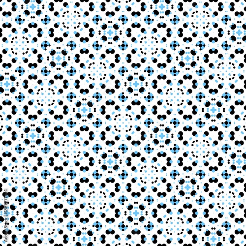 Abstract geometric set of seamless pattern