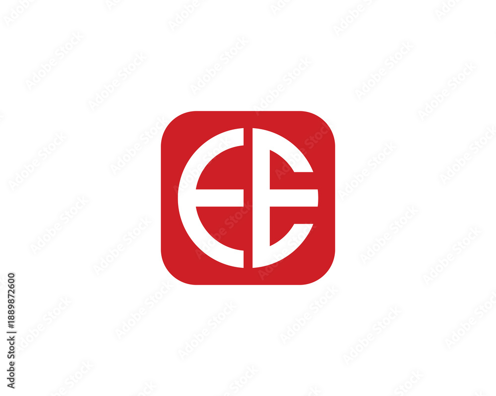 Obraz premium EE Logo Design. EE