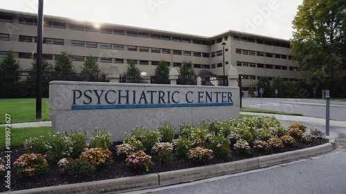 Building of a psychiatric center.