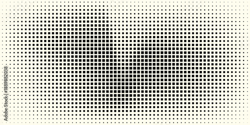 Comic halftone background. Vector retro dotted template for labels. White and black geometric gradient for pop art designs. Vintage backdrop with isolated pattern for cartoon book.