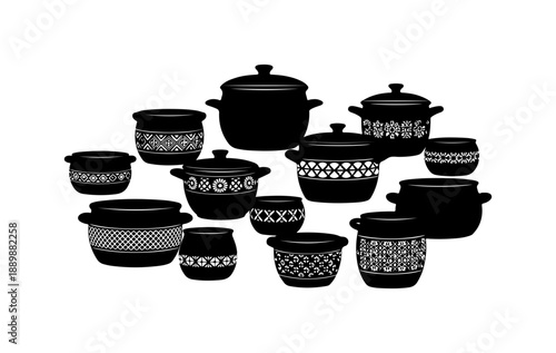 Collection of Ceramic Cookware