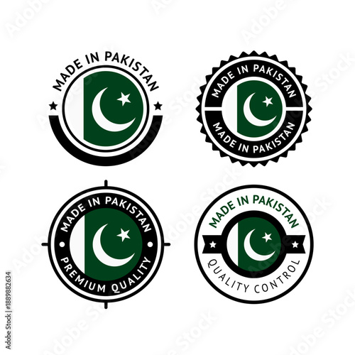 National flag of the Islamic Republic of Pakistan