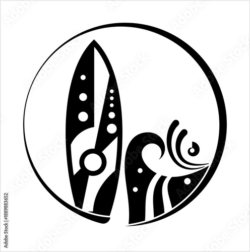 Surfboard Icon M_2601001