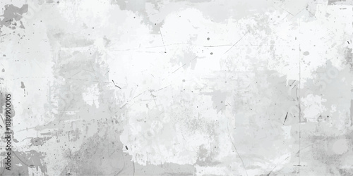 Abstract grey color background. Dynamic shapes composition.Vintage wide long backdrop use for design web banner with scratches and cracks. Old stained dark concrete, distressed texture.