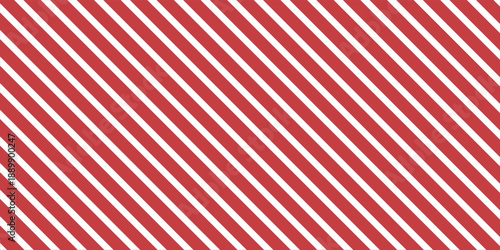 Red stripes on a white background. Diagonal striped pattern. Vector illustration. Christmas or winter theme. Background with diagonal stripes. Vector eps10
