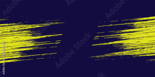 Yellow halftone on blue background. Vector dotted sparkles or halftone shine pattern texture Pop Art Style Background. EPS10