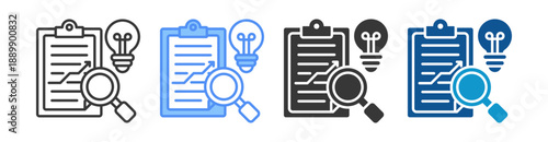 Result Icon Set Multiple Style Collection