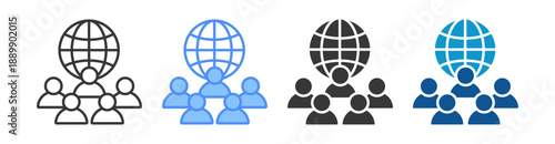 Culture Icon Set Multiple Style Collection