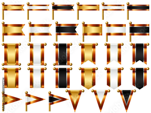 旗、三色、9オレンジ