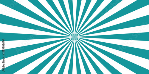 A vintage blue sunburst vector illustration featuring retro rays and a grunge paper texture design for a stylized sunbeam wallpaper backdrop