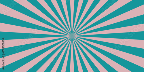 A vintage retro sunburst background featuring a red grunge texture and sunbeam rays design creates an old paper vector illustration wallpaper for a classic burst pattern backdrop