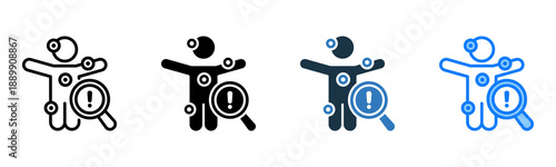 Symptoms icon multiple style 