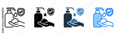 Hygiene icon multiple style 