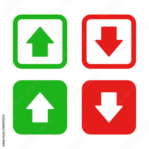 Up and down arrow button icon