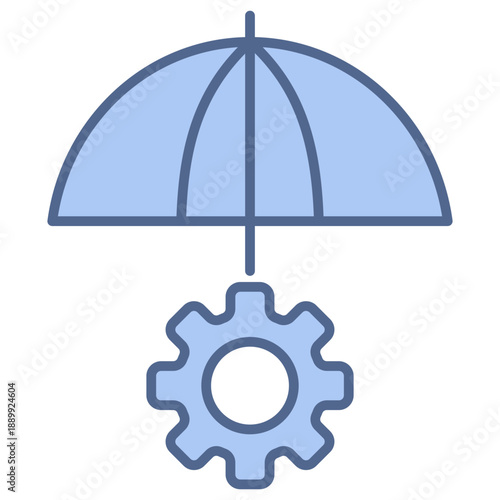 Mitigation Blue Icon