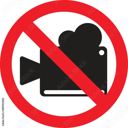 no photography no videography mobile camera prohibited sign videography not allowed.eps
