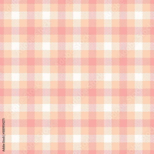 Horizon background vector textile, father seamless fabric plaid. Deep tartan check pattern texture in light and red colors.