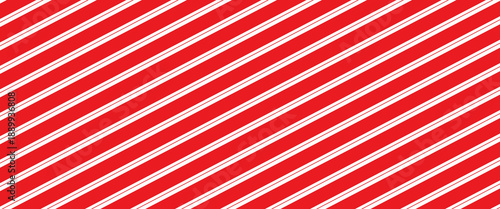 Vertical red and white stripes background. Seamless and repeating pattern.