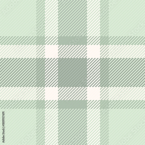 Spring vector check fabric, minimalist seamless plaid textile. Illustration tartan pattern background texture in light and white colors.