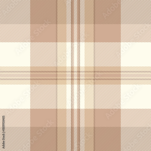 Retro texture pattern background, hounds textile seamless fabric. Exotic tartan plaid vector check in light and orange colors.