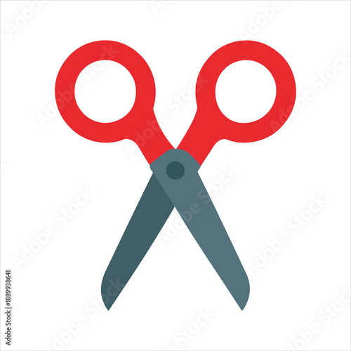 Pair of Craft Scissors illustration, Kids toy clipart, Playtime Digital File, Children Game Toy Art