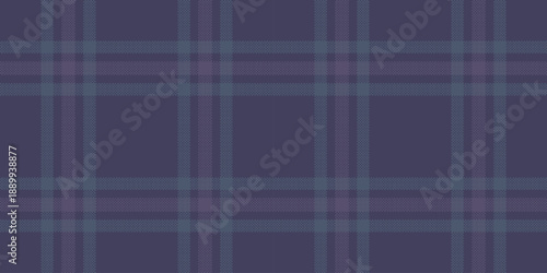 Nostalgic check fabric textile, chequered texture pattern seamless. British background tartan plaid vector in indigo and blue colors.