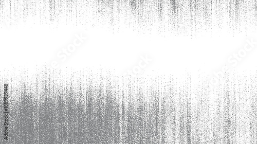 Gray speckle pattern with vertical streaks on white background texture