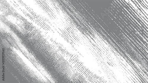 Abstract grey and white textured background with diagonal lines and dots