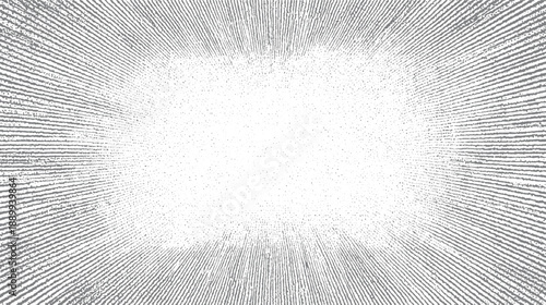Radial grey lines and dots emanating from a bright white center creating a starburst or ripple effect