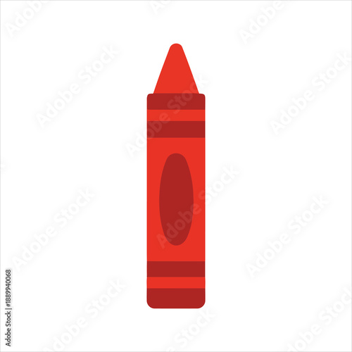 Single Crayon illustration, Kids toy clipart, Playtime Digital File, Children Game Toy Art
