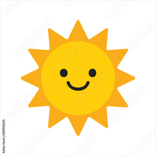 Smiling Sun illustration, Kids toy clipart, Playtime Digital File, Children Game Toy Art