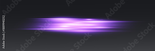 Glowing violet motion blur light effect