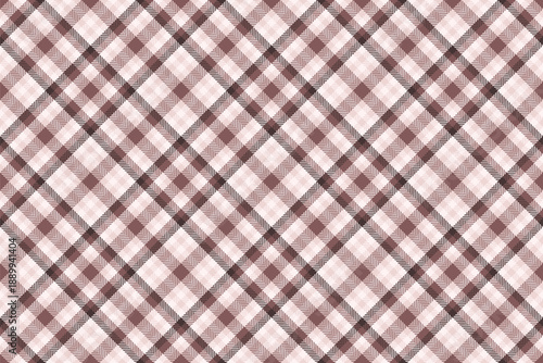 Beautiful tartan plaid vector, marketing textile pattern check. Checking texture seamless fabric background in sea shell and light colors.
