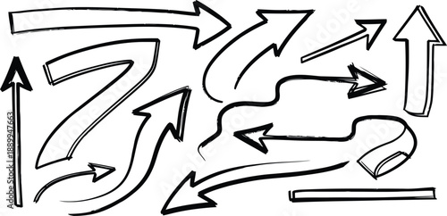 Dynamic arrows set for design