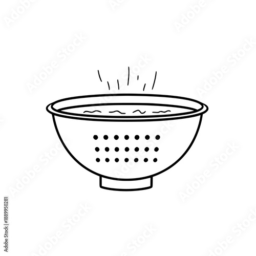 Whisk's Journey Through Bubbling Soup | Clean, isolated vector art for creative projects.